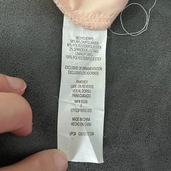 Strapless Formal, Prom, Wedding DRESS~size 7 (see measurements) - Picture 7 of 8